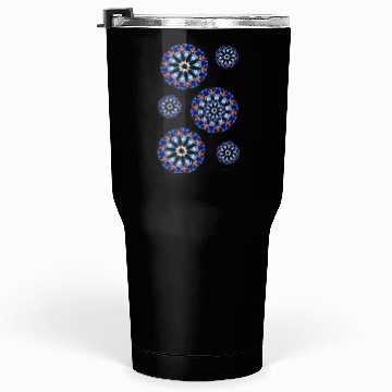 Discover Blue Kaleidoscope Gears Tumblers 30 Oz