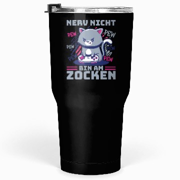 Discover Gaming, Gaming, Video Game, Grumpy Cat Gamer Tumblers 30 Oz
