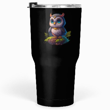 Discover Detailed cute owl design Tumblers 30 Oz