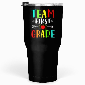 Discover Team First Grade Student Teacher Team Funny Back Tumblers 30 Oz