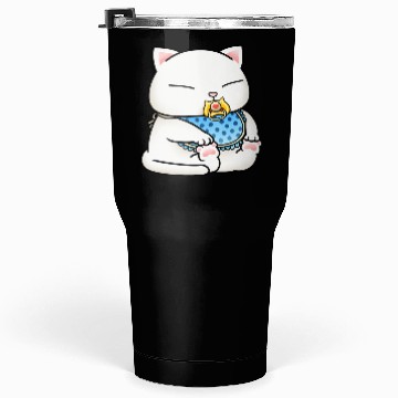 Discover Cute White Baby Cat Tumblers 30 Oz