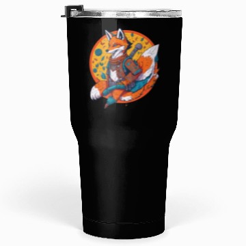 Discover Space Cowboy Fox Tumblers 30 Oz