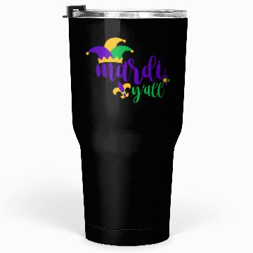 Discover Mardi Gras Y all Tumblers 30 Oz