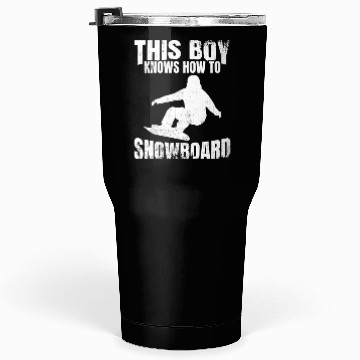 Discover Snowboarding Boy Tumblers 30 Oz