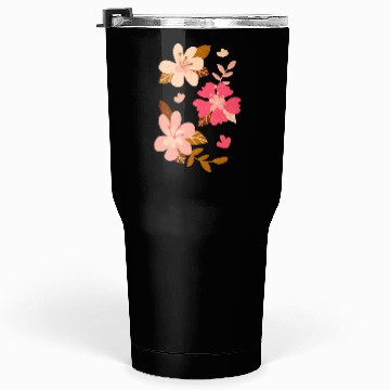 Discover Pink Hibiscus Flowers Tumblers 30 Oz