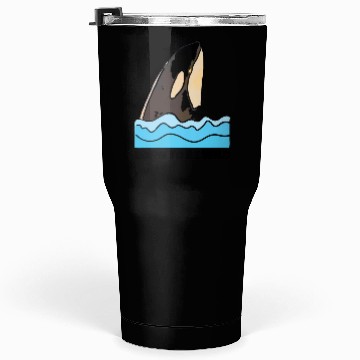 Discover Born to Be Wild: Playful Orca Design Tumblers 30 Oz
