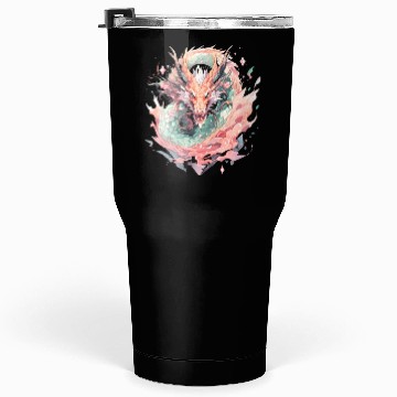 Discover Adorable Crystal Chinese Dragon Tumblers 30 Oz