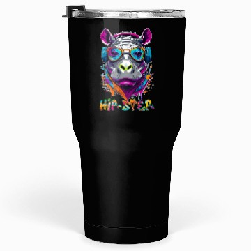 Discover Hipster hippo Tumblers 30 Oz