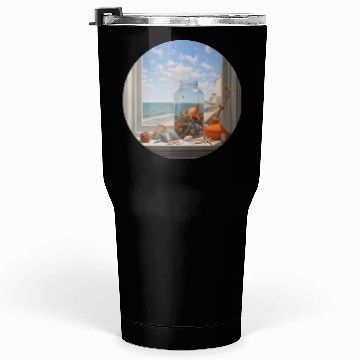 Discover Sea shells, Fish and the Sea Tumblers 30 Oz
