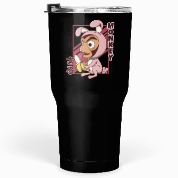 Discover Banana Monkey Cute Tumblers 30 Oz