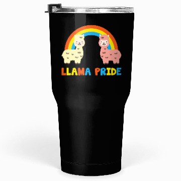 Discover Llama Pride Alpaca Gay Fun Sweet Rainbow Tumblers 30 Oz