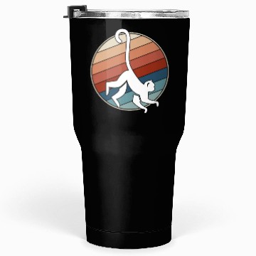 Discover Monkey in Retro Style Tumblers 30 Oz
