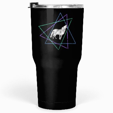 Discover Geometric Howling Wolf Tumblers 30 Oz