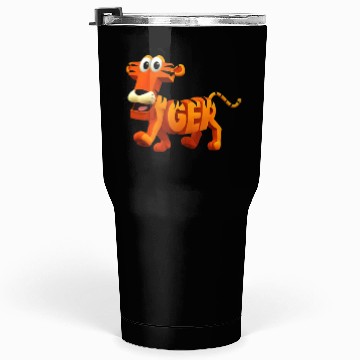 Discover Tiger Word world Tumblers 30 Oz