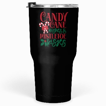 Discover Candy Cane Wishes Mistletoe Kisses Tumblers 30 Oz