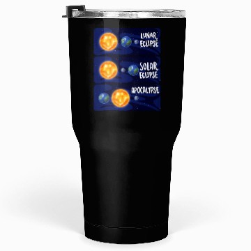 Discover Lunar Eclipse Solar Apocalypse Astrology Science Tumblers 30 Oz
