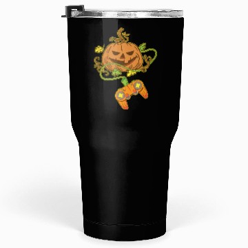 Discover Halloween Jack O Lantern Video Game Controller Tumblers 30 Oz