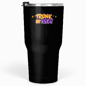 Discover Trunk or Treat Typography Tumblers 30 Oz