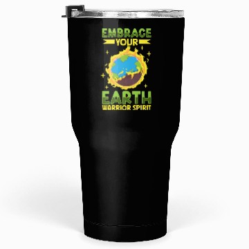 Discover Climate Change Environmental Earth Day Planet Tumblers 30 Oz