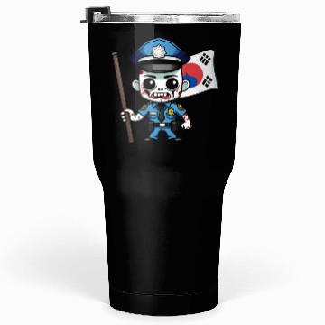 Discover Police Korean Zombie Tumblers 30 Oz