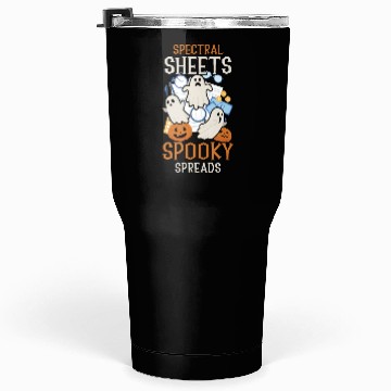 Discover Spectral Sheets Spooky Spreads Scary Halloween Tumblers 30 Oz