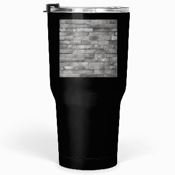 Discover Gray Stone Brick Wall Pattern Tumblers 30 Oz