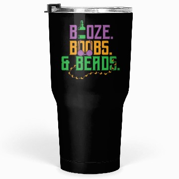 Discover Booze Boobs & Beads Mardi Gras Tumblers 30 Oz
