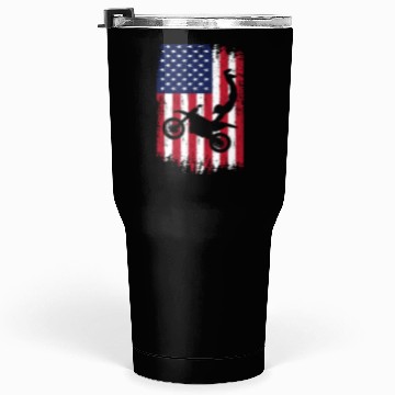 Discover Supercross Freestyle Motocross American Flag Tumblers 30 Oz