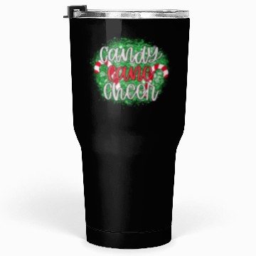 Discover Candy Cane Cheer Happy Christmas Xmas Holiday Tumblers 30 Oz