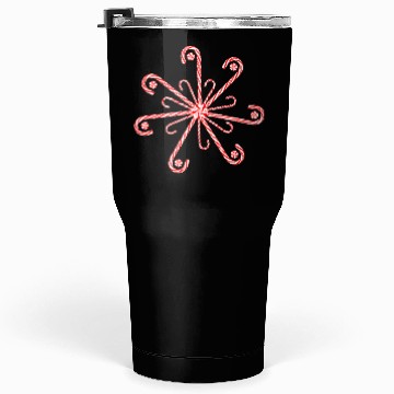 Discover Peppermint Candy Cane Snowflake Tumblers 30 Oz