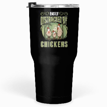 Discover Easily Distracted By Chickens Chicken Tumblers 30 Oz