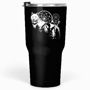 Discover Wolf Dream Catcher Tumblers 30 Oz