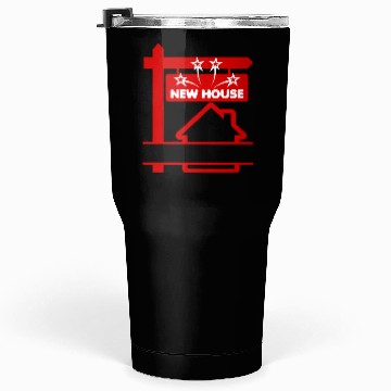 Discover Red real estate agent new house Tumblers 30 Oz