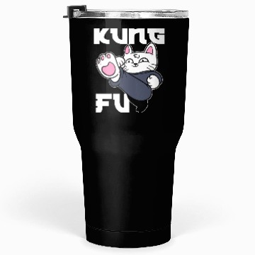 Discover Kung Fu Cat Cat Mom Tumblers 30 Oz
