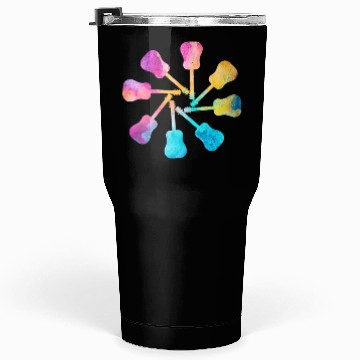 Discover Guitar Circle Tumblers 30 Oz
