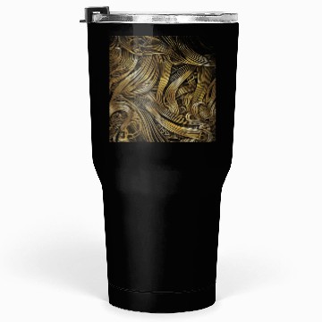 Discover Gold Line Pattern Tumblers 30 Oz