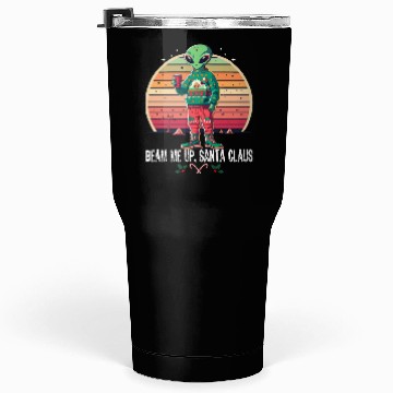 Discover Beam Me Up Santa Claus Alien Christmas Ufo Coffee Tumblers 30 Oz