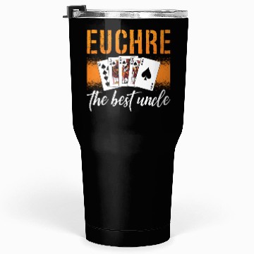 Discover Euchre The Best Uncle Playing Cards Euchre Player Tumblers 30 Oz
