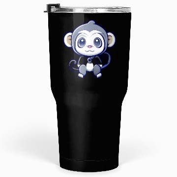 Discover cute monkey Tumblers 30 Oz