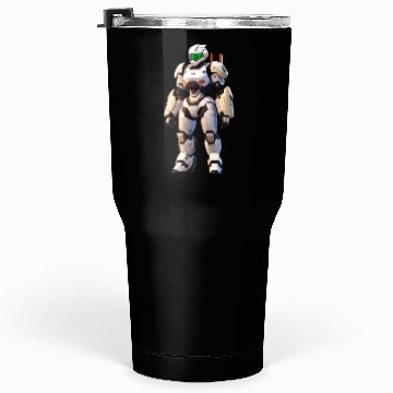 Discover all white female mech suit Tumblers 30 Oz
