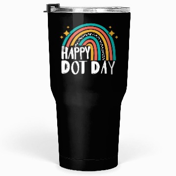 Discover Happy Dot Day Rainbow Polka Dot International Tumblers 30 Oz