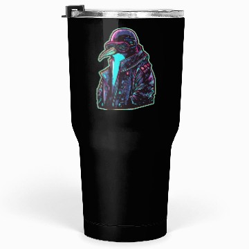 Discover Cyberpunk Penguin Tumblers 30 Oz