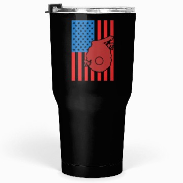 Discover Beekeeping US Flag Tumblers 30 Oz