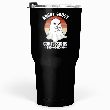 Discover Ghost Hunter Funny Ghost Angry Ghost Halloween Tumblers 30 Oz