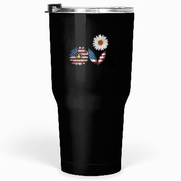 Discover Love daisy solid Tumblers 30 Oz