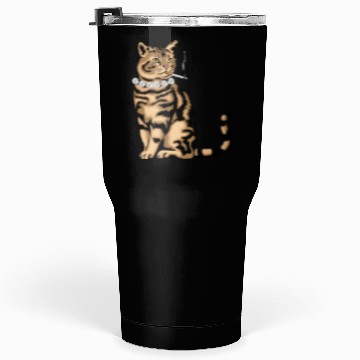 Discover Cat Smoking Tumblers 30 Oz