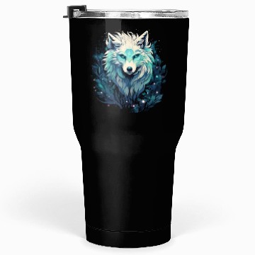 Discover Celestial Lunar Wild Wolf Tumblers 30 Oz