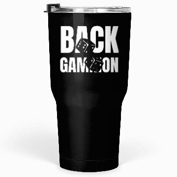 Discover Backgammon Game Dice Competition Player Lover Tumblers 30 Oz