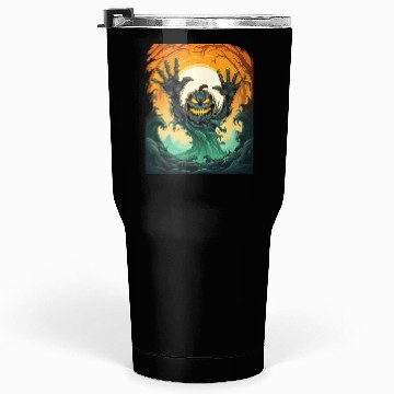Discover Halloween Emerging Hands Spooky Pumpkin Tumblers 30 Oz