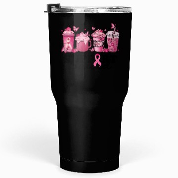 Discover breast cancer coffee support squad Tumblers 30 Oz